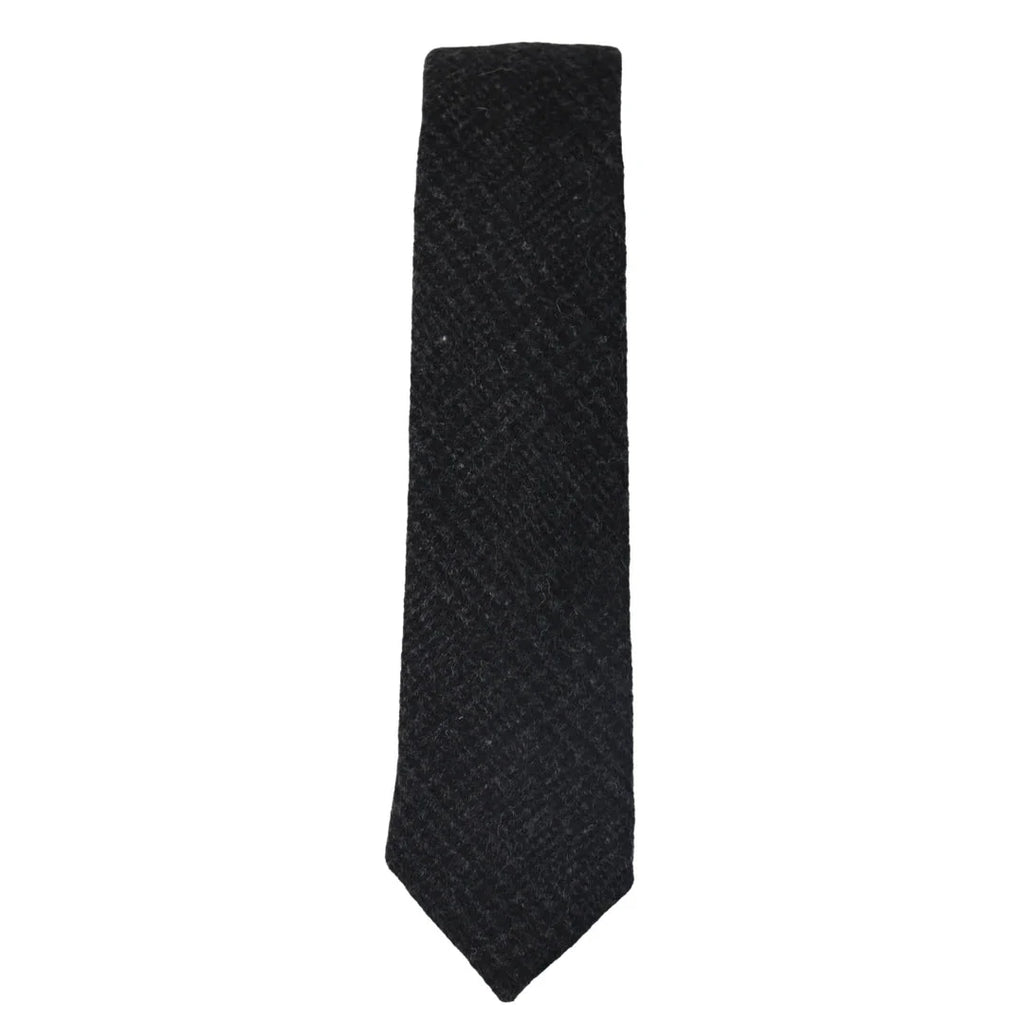 Men's Tweed Herringbone Tie & Pocket Square Set