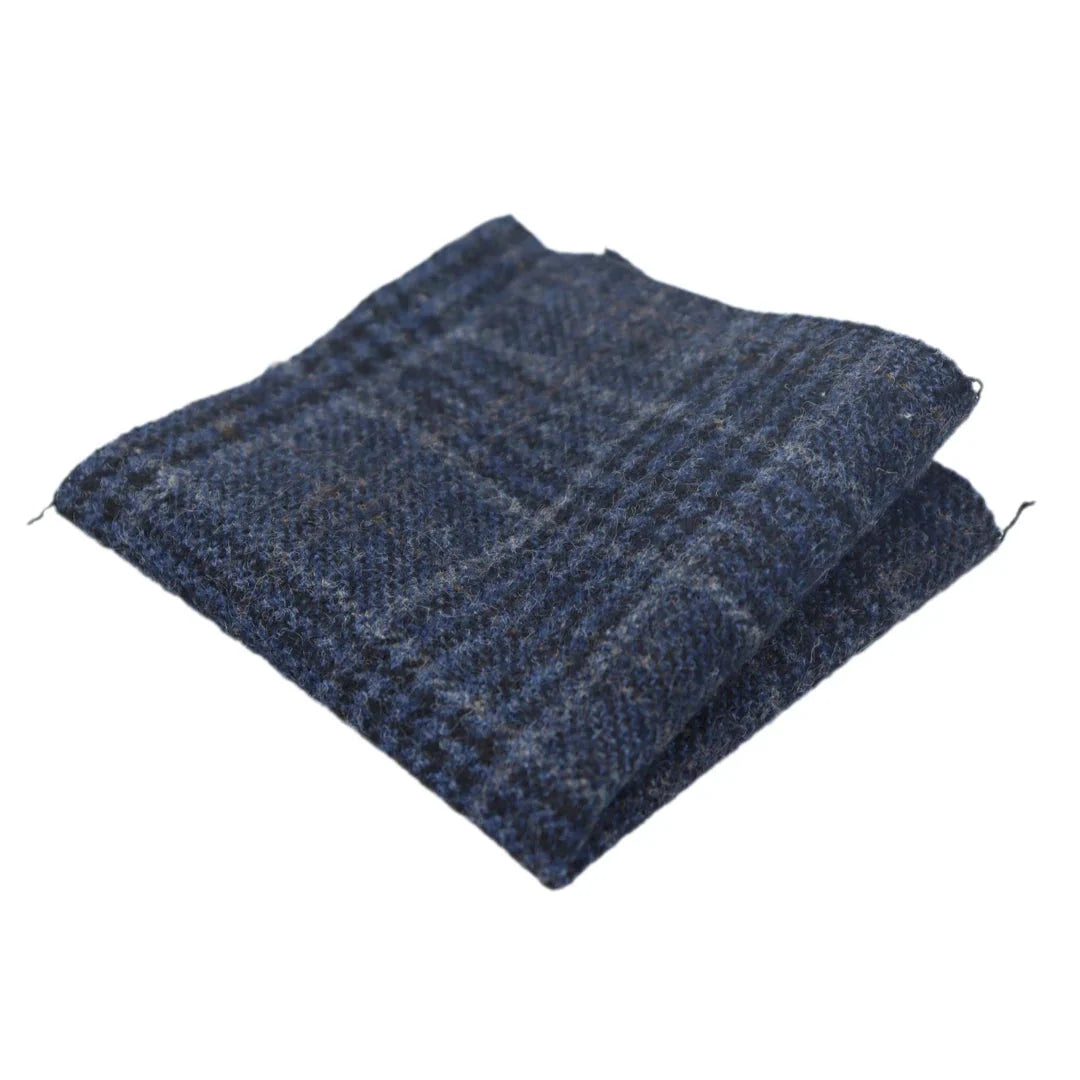 Men's Tweed Herringbone Tie & Pocket Square Set