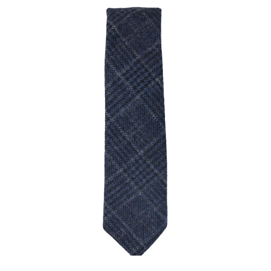 Men's Tweed Herringbone Tie & Pocket Square Set