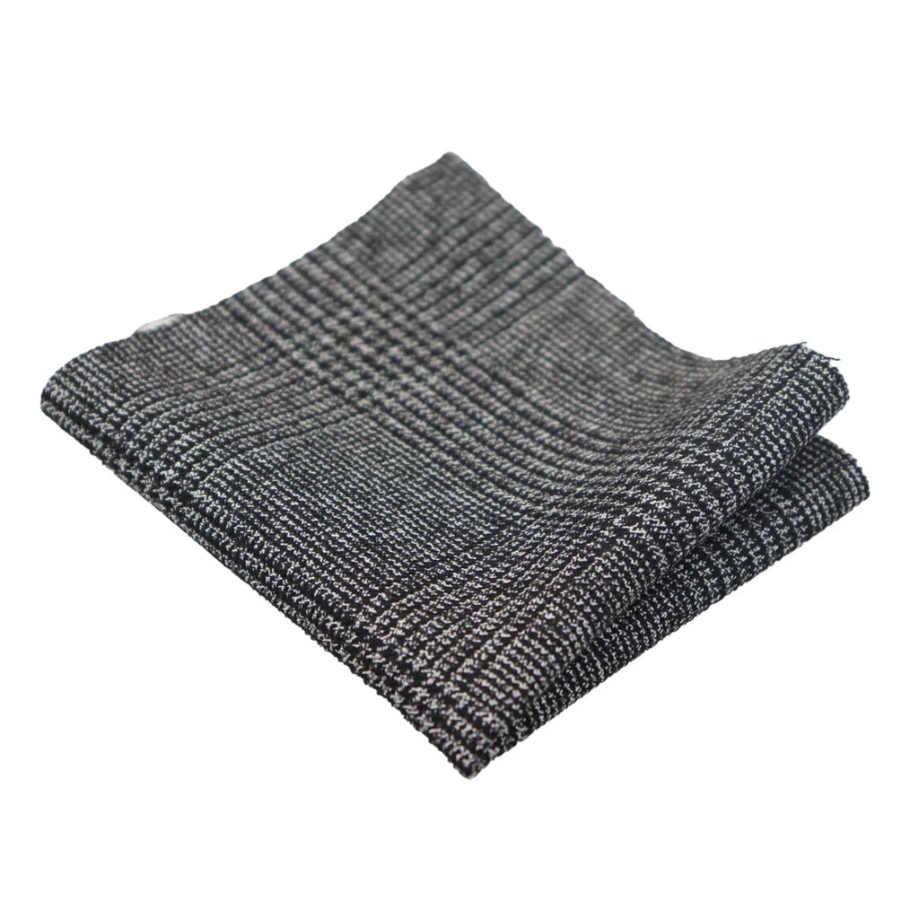 Men's Tweed Herringbone Tie & Pocket Square Set