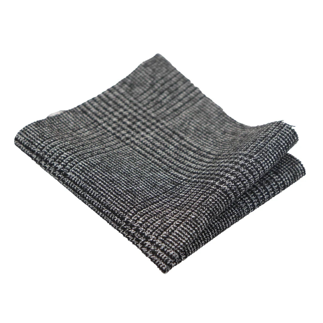 Men's Tweed Herringbone Tie & Pocket Square Set