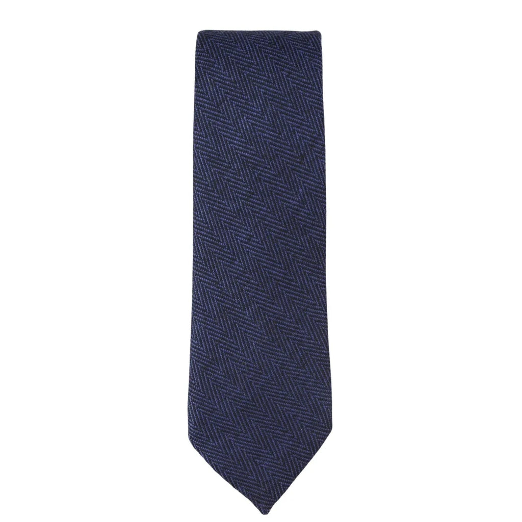Men's Tweed Herringbone Tie & Pocket Square Set