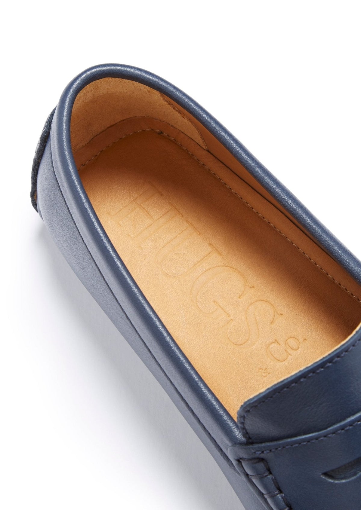 Penny Driving Loafers, french navy leather