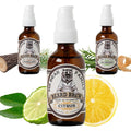 Beard Oil for Men Natural Jojoba Argan Moisturiser Softener 60ml Citrus