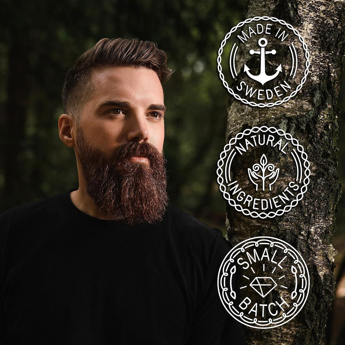 Beard Oil for Men Natural Jojoba Argan Moisturiser Softener 60ml Citrus