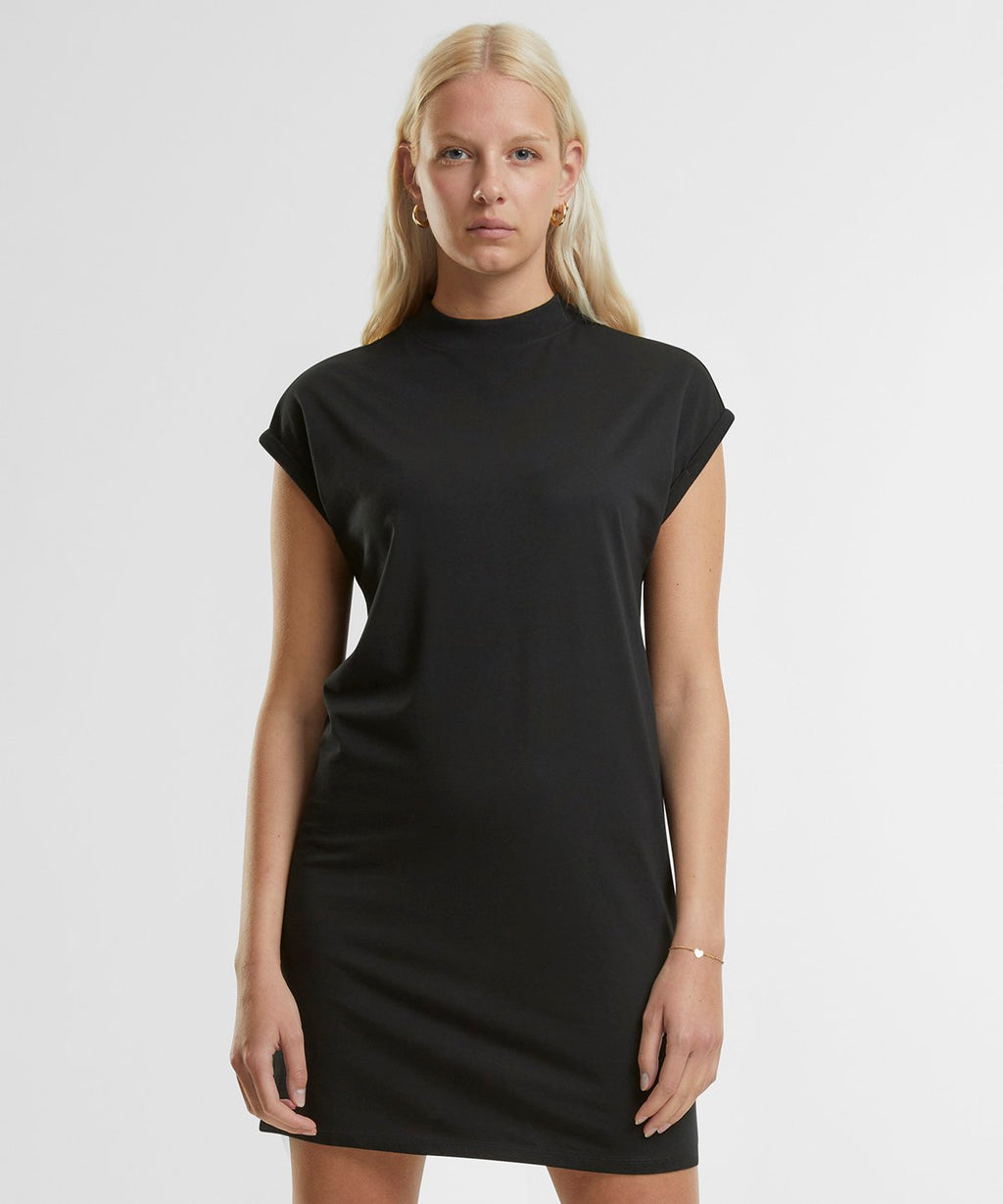 Organic Extended Shoulder T-shirt Dress: Womens