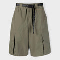 Industrial Belt Cargo Shorts Green