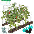 Garden Trellis for Climbing Plants Vegetables Plant Support Frame with Clips