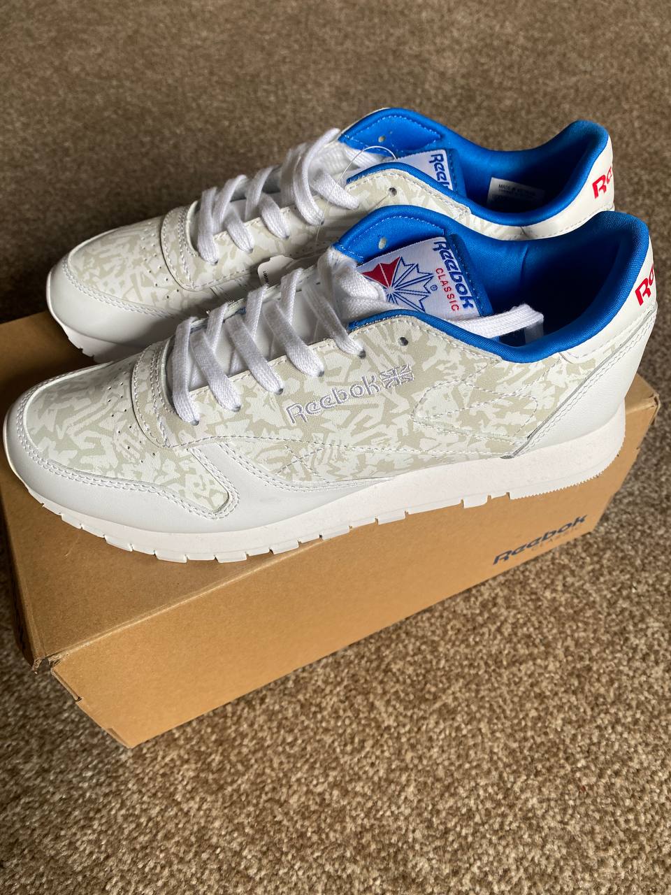 Reebok Classic Leather Womens Trainers Limited Edition Sneakers UK 4.5 EU 37.5