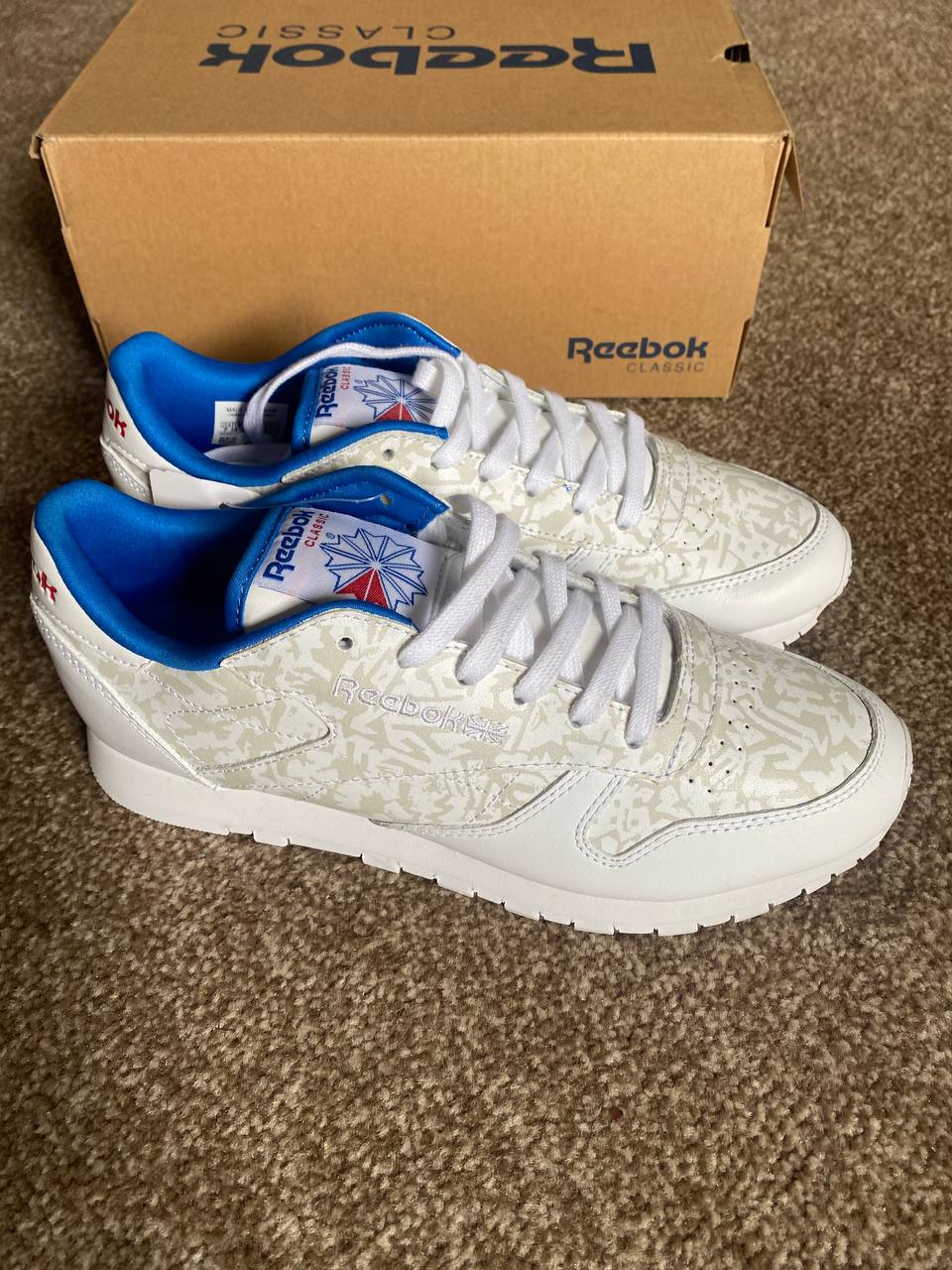 Reebok Classic Leather Womens Trainers Limited Edition Sneakers UK 4.5 EU 37.5