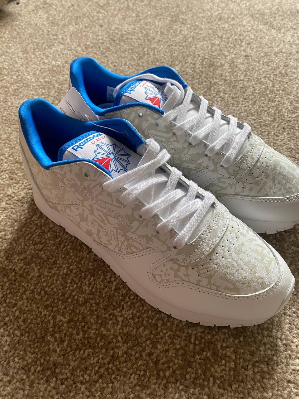 Reebok Classic Leather Womens Trainers Limited Edition Sneakers UK 4.5 EU 37.5