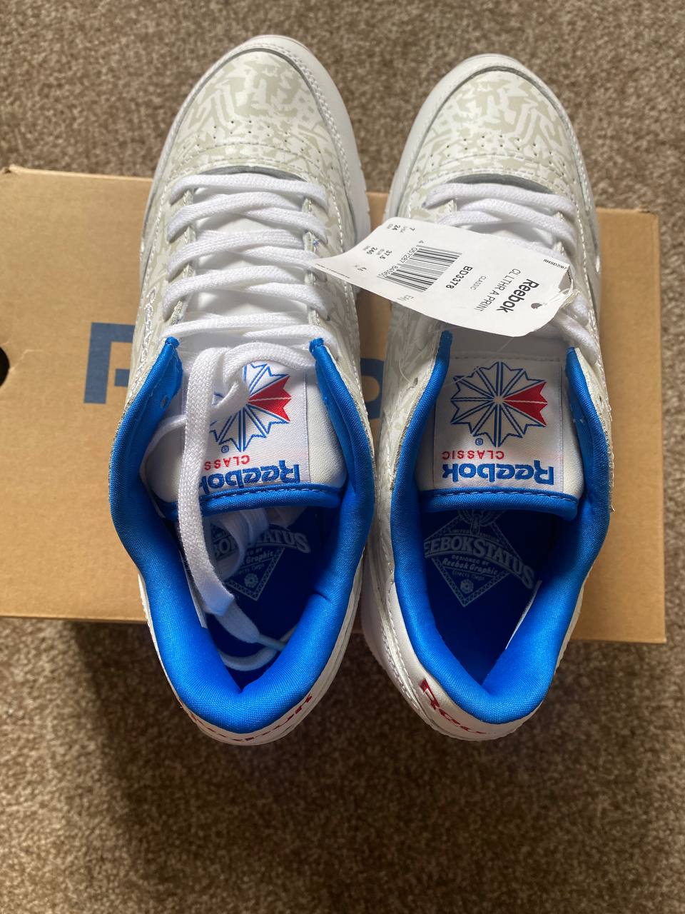 Reebok Classic Leather Womens Trainers Limited Edition Sneakers UK 4.5 EU 37.5