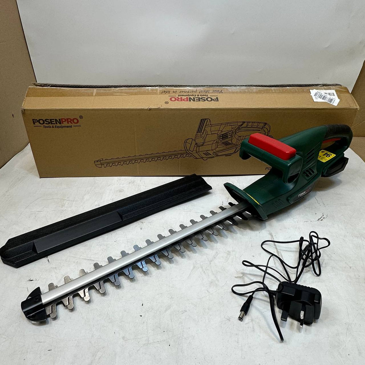 Cordless Hedge Trimmer 20V 450mm Dual Blade 14mm POSENPRO Cutter Tool Only