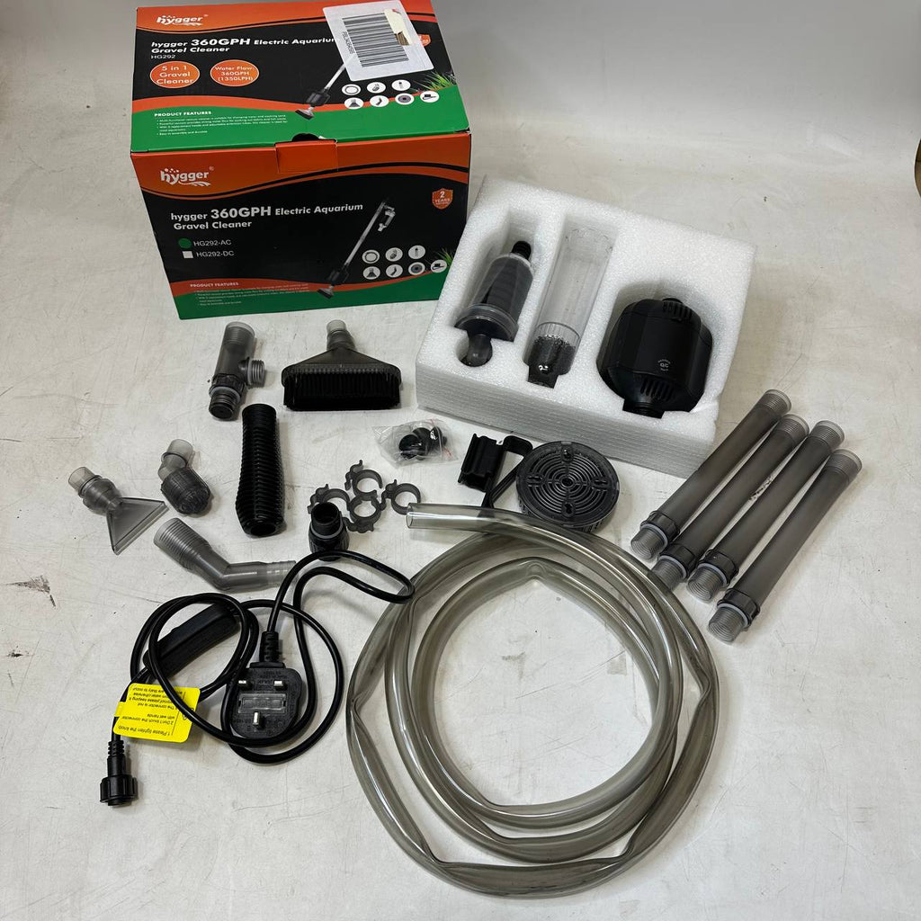 Aquarium Gravel Cleaner 1350LPH 15W Electric Vacuum Water Changer Filter hygger