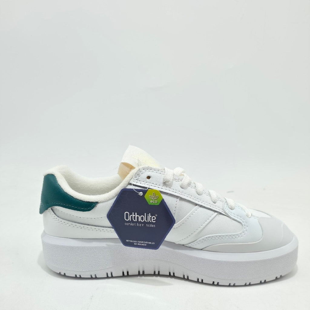 New Balance CT302 Womens Trainers Off White Green Sneakers Shoes UK 4.5 EU 37.5