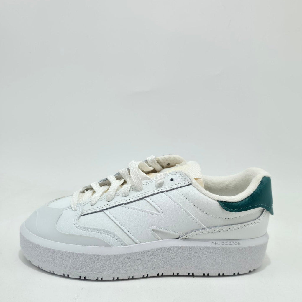 New Balance CT302 Womens Trainers Off White Green Sneakers Shoes UK 4.5 EU 37.5