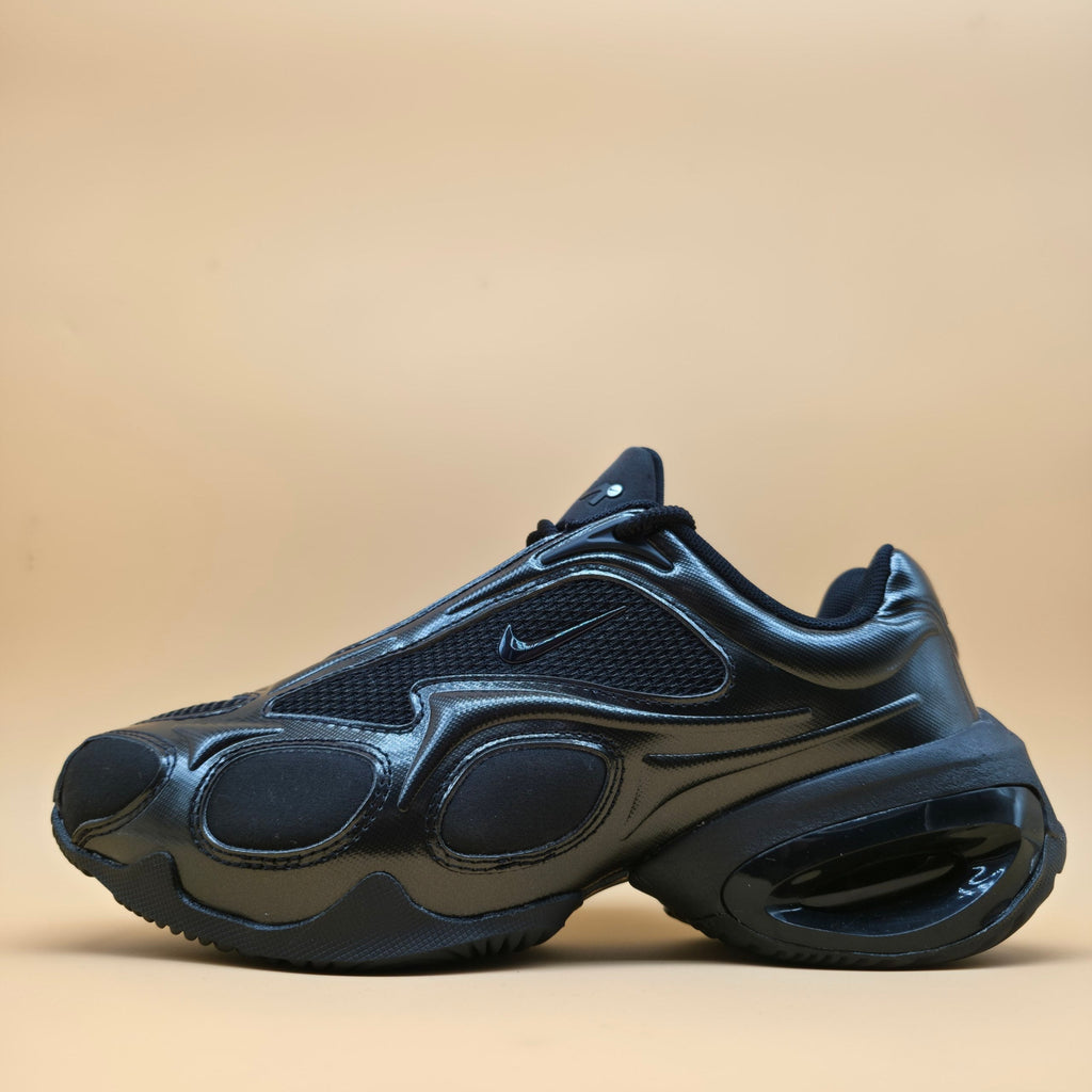 Nike Air Max Muse Womens Trainers Triple Black Metallic Silver