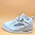 Jordan Spizike Low Women’s Trainers Swan Wolf Grey Metallic Silver IR1836-101
