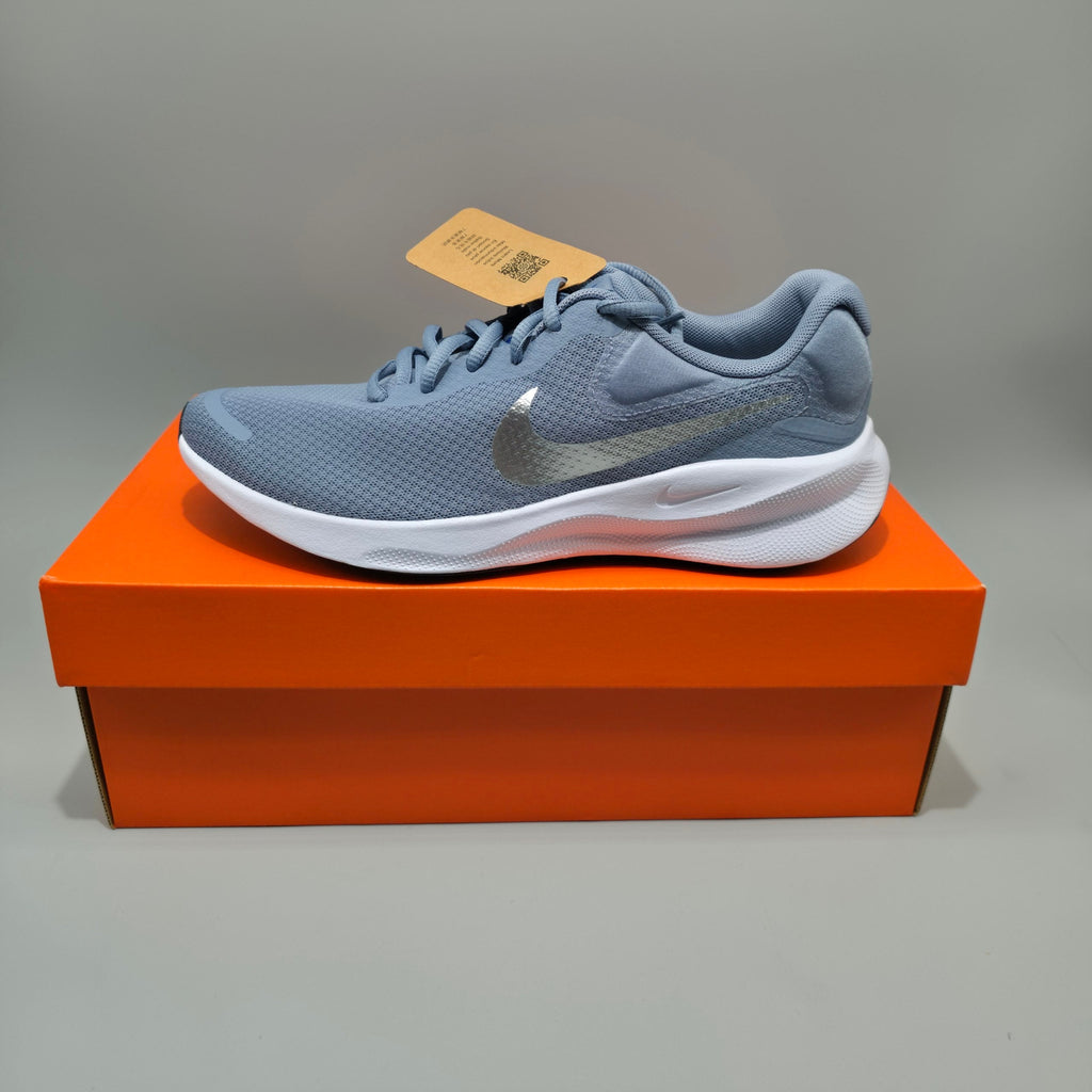 Nike Revolution 7 Men’s Running Trainers Blue Silver FB2207-403