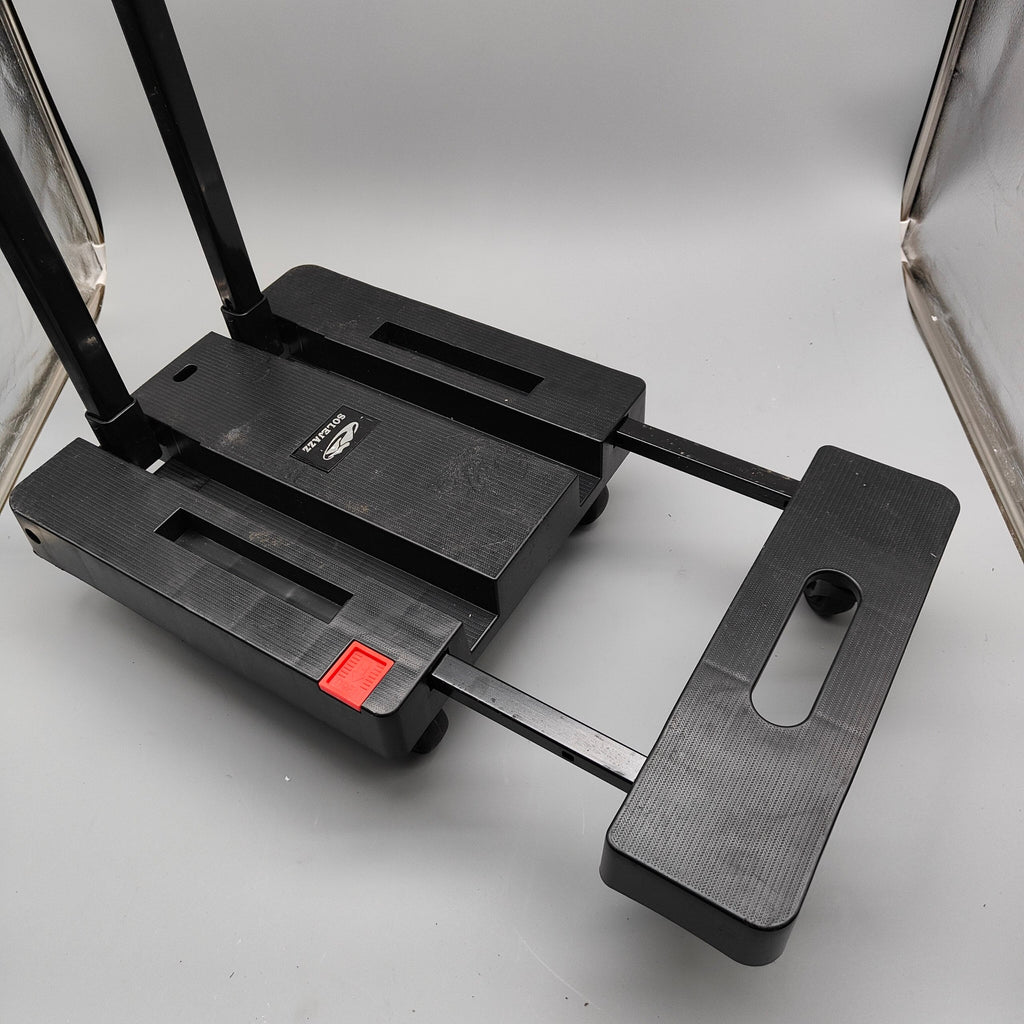 Folding Sack Truck Hand Trolley 230kg 6 Wheel Dolly Luggage Cart Bungee SOLEJAZZ
