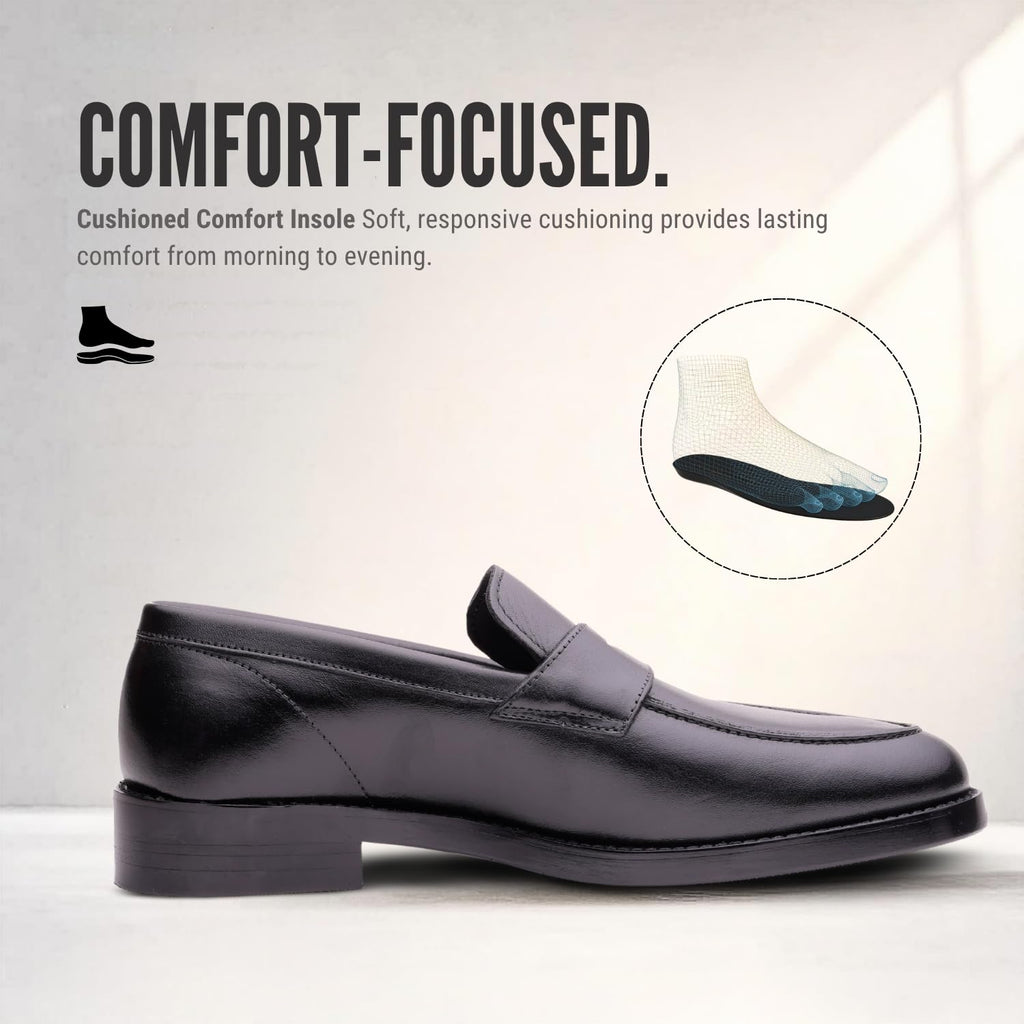 REGENT Men's Leather Penny Loafers