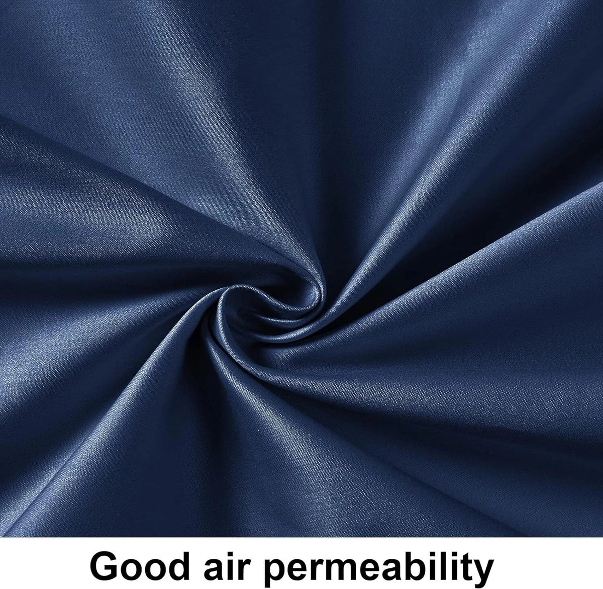 Single Fitted Sheet Egyptian Cotton 90x190+30cm 100% Breathable Navy NTBA