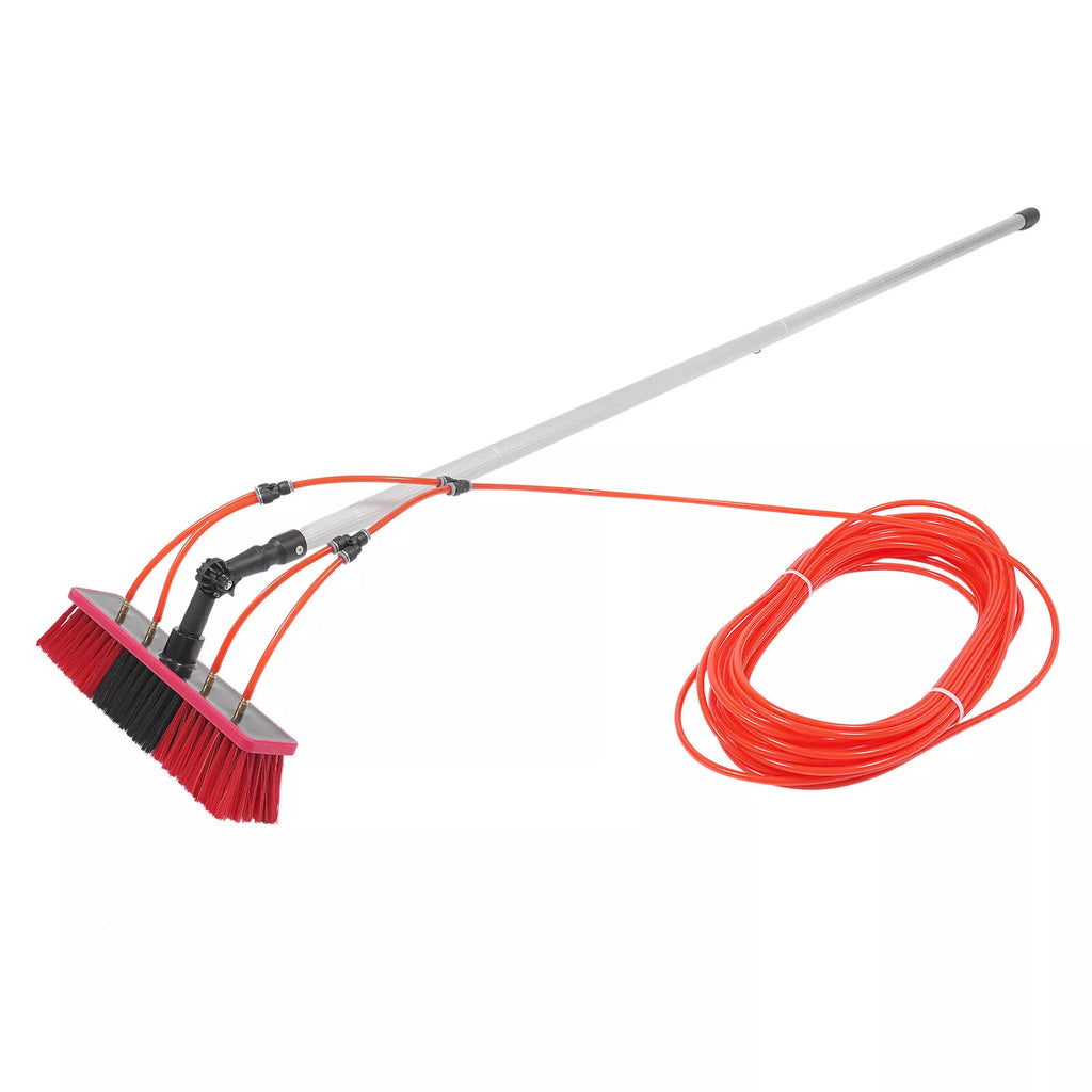 Window Cleaning Pole 5M Water Fed Brush 35CM Solar Panel Cleaner