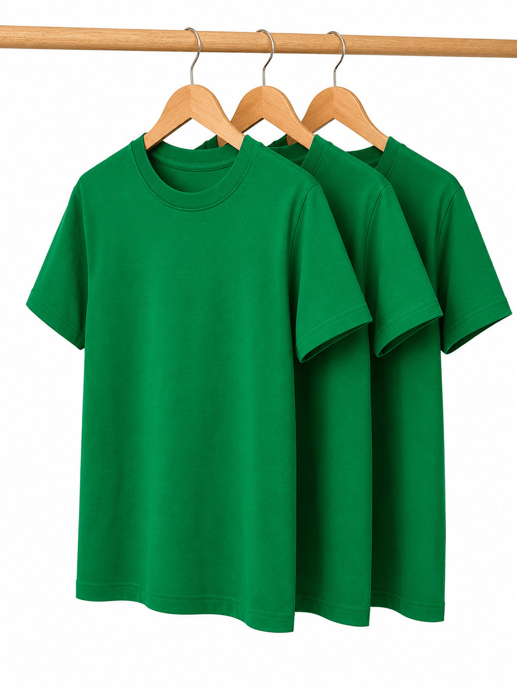 Pack of 2 Kids Cotton Crew Neck T-Shirts, Short Sleeve Tops for Boys and Girls