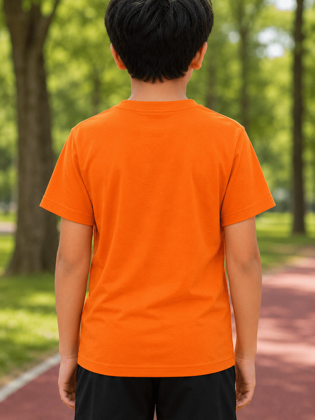 Pack of 2 Kids Cotton Crew Neck T-Shirts, Short Sleeve Tops for Boys and Girls