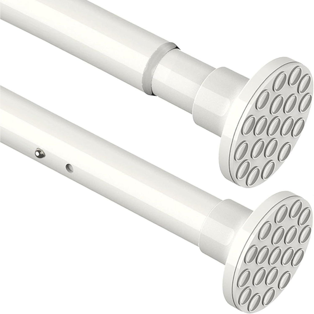 Shower Curtain Rod No Drill Extendable Anti Slip Rail Bathroom Balcony Aiitomg