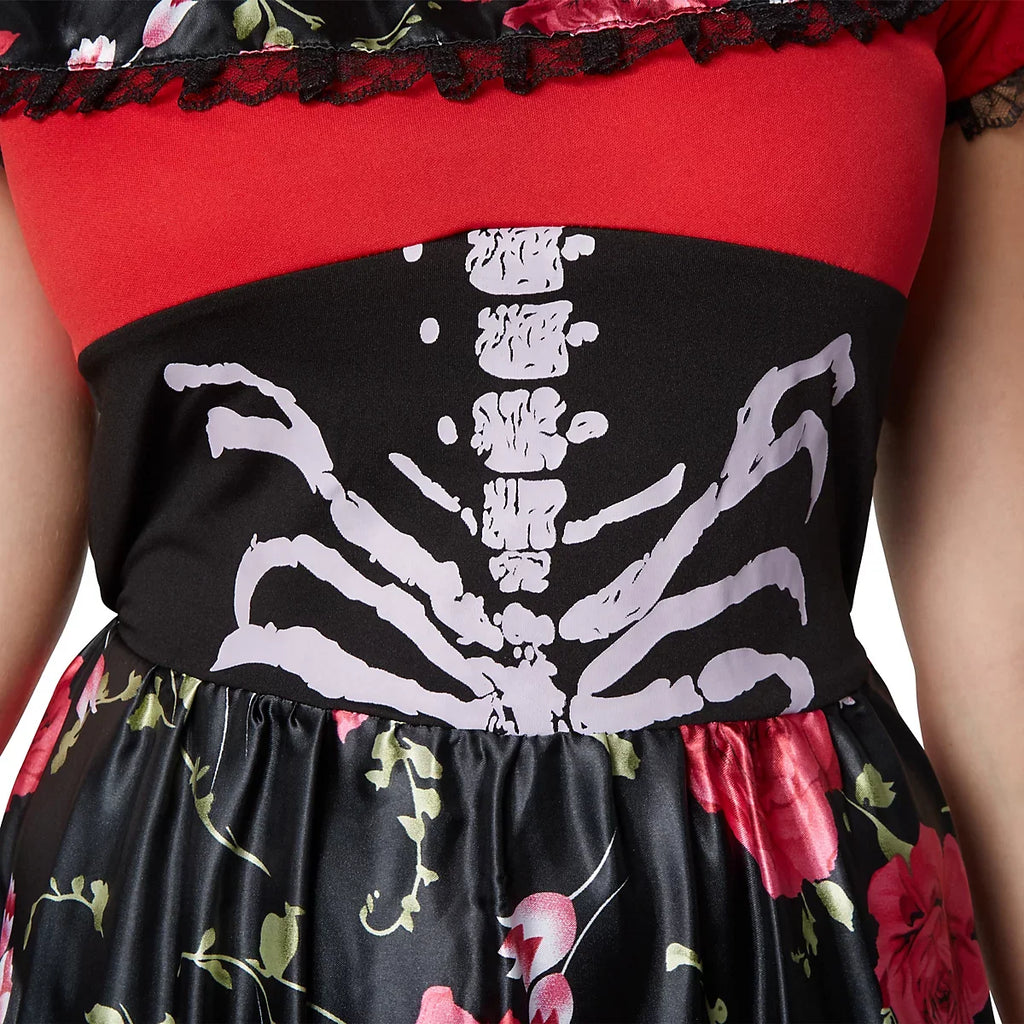 Women's Halloween Fancy Dress Costume Spooky Senorita, Size XXL