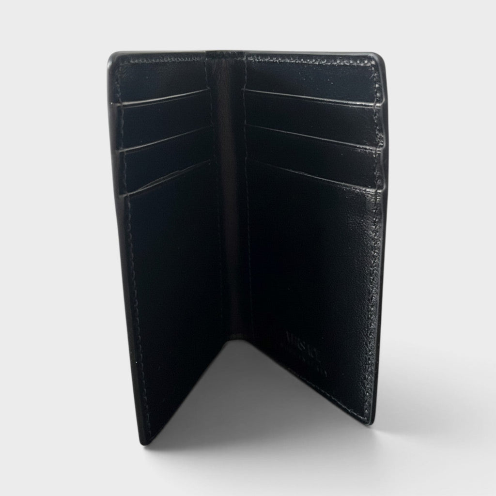 Medusa Card Case Leather Black