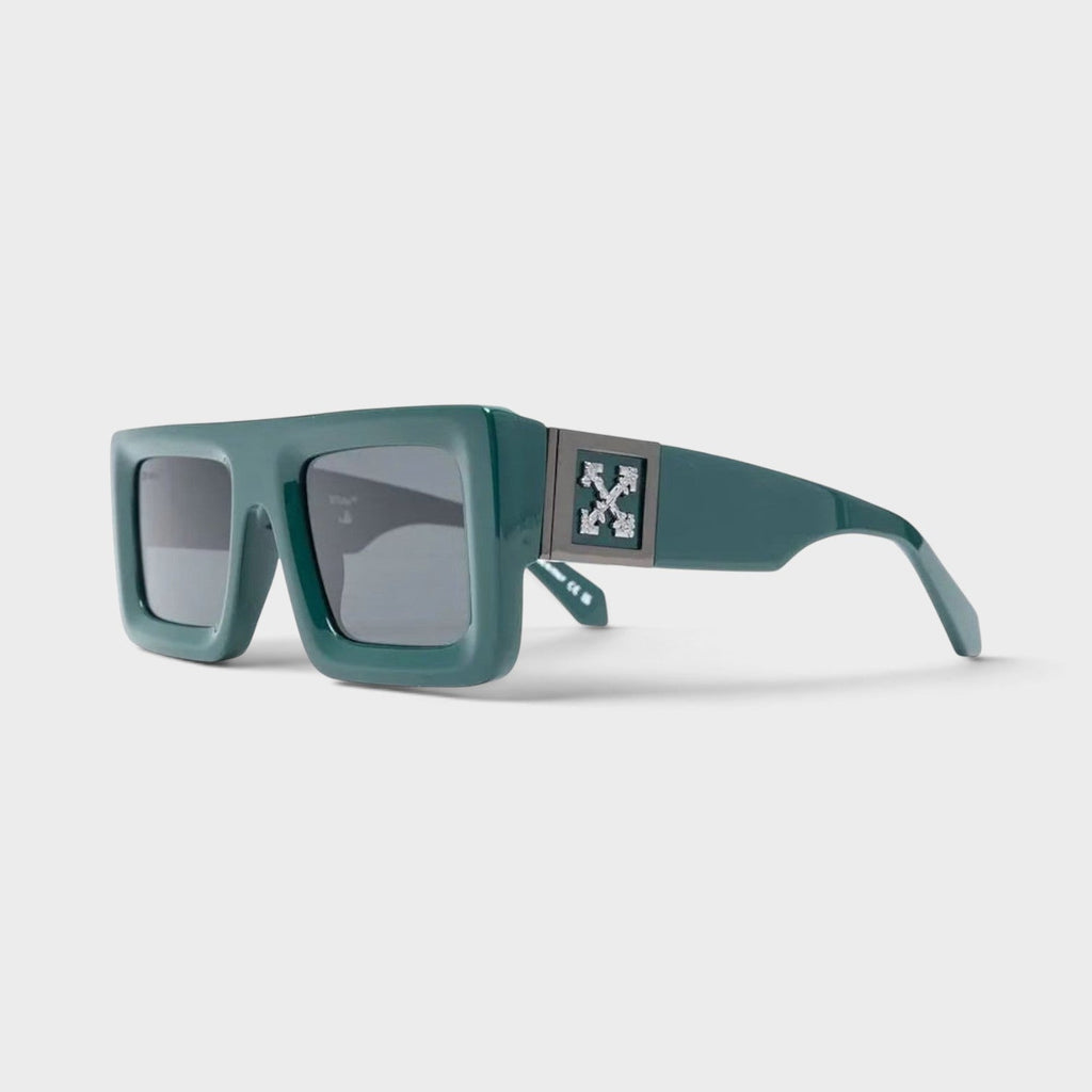 Leonardo Sqaure Frame Arrow Sunglasses Green