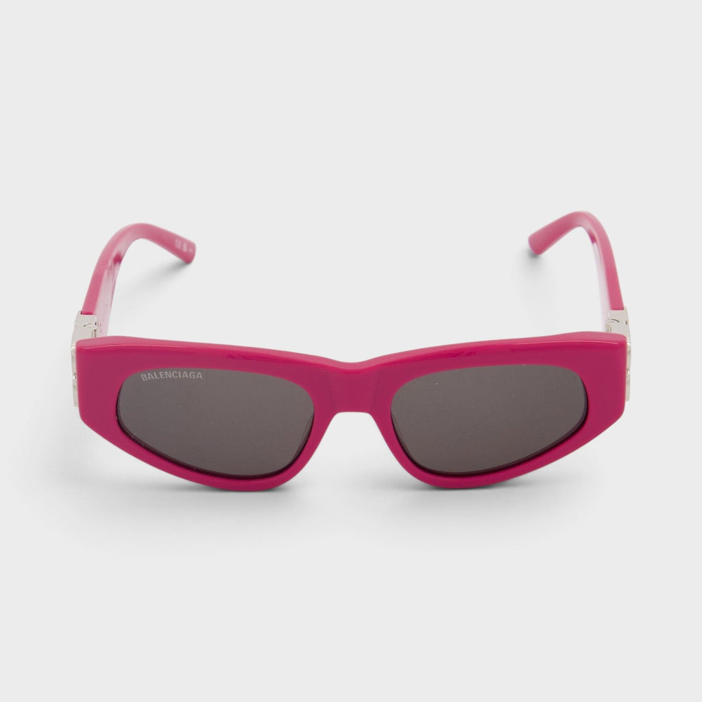 Logo Plaque Cat Eye Sunglasses Pink