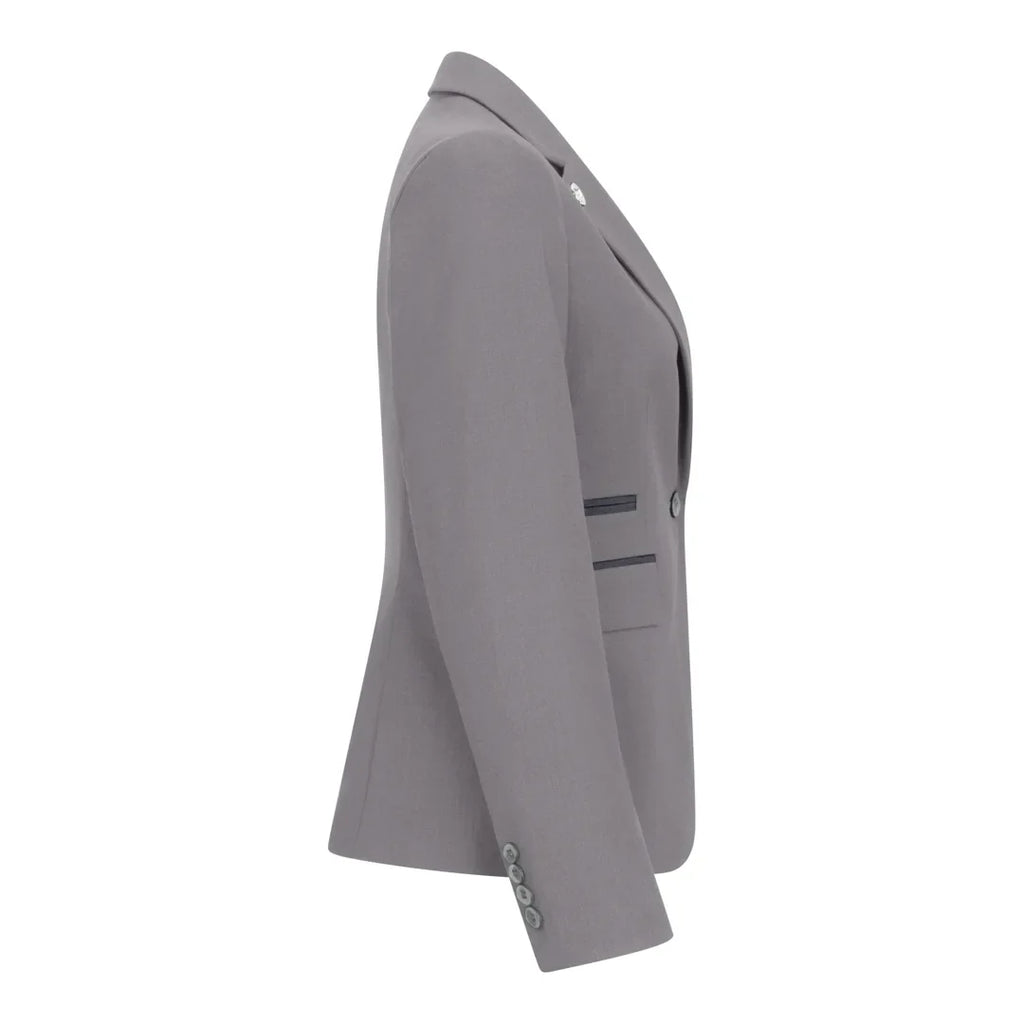 TPW-15 - Women's 3 Piece Plain Grey Suit