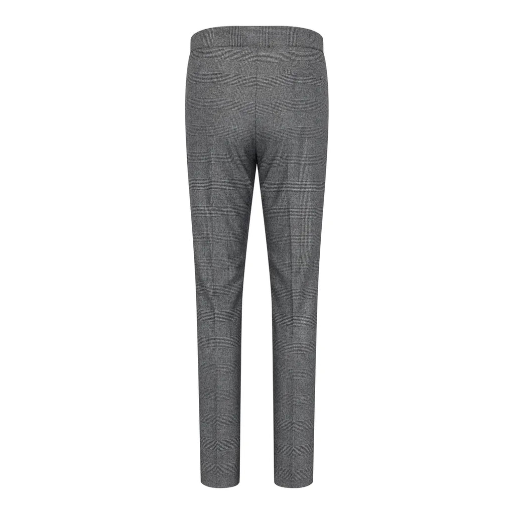 TPW51 - Women's Grey 3 Piece Prince Of Wales Check Suit