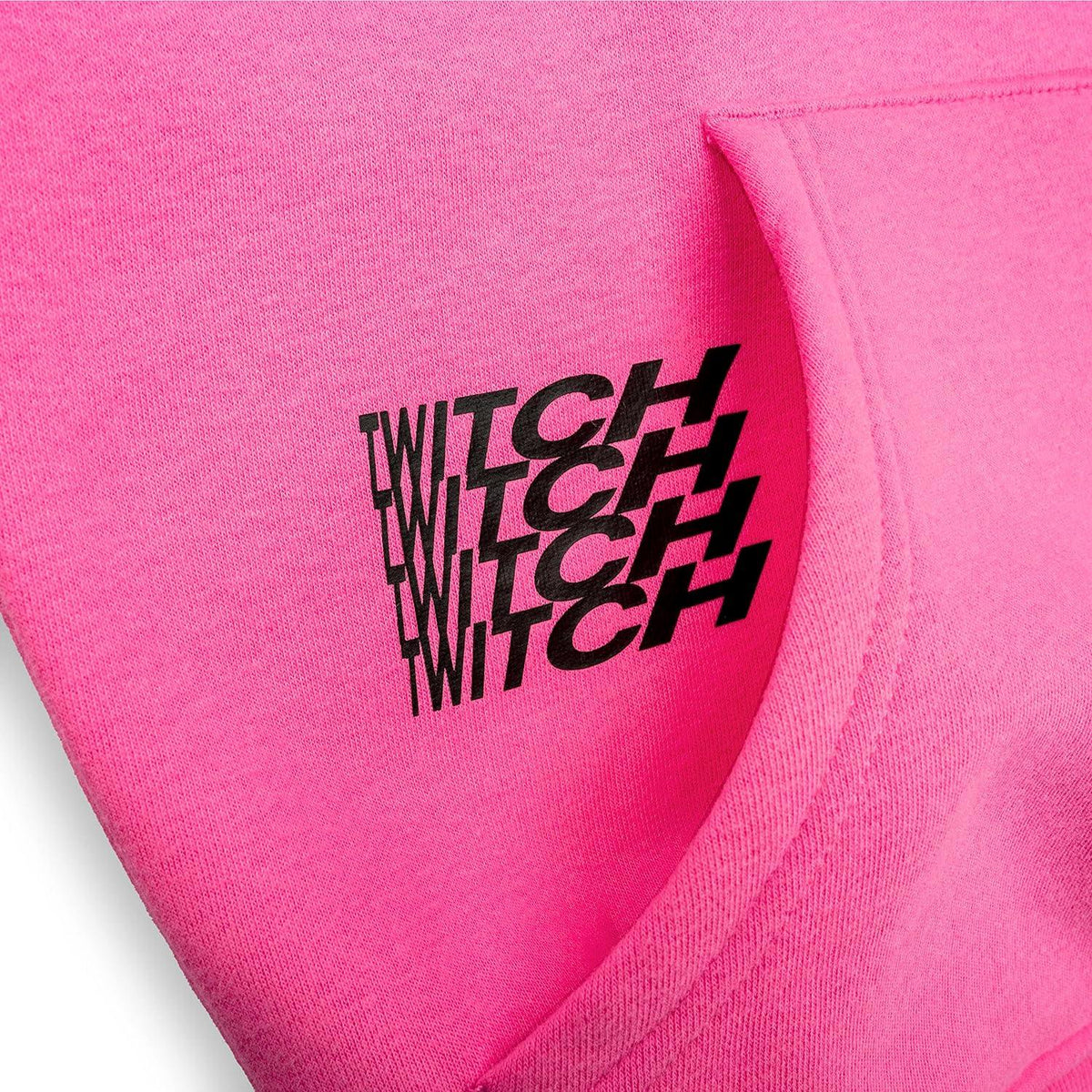 Twitch Hoodie Pink XL Unisex Pullover Hooded Sweatshirt Gamer Merch Official