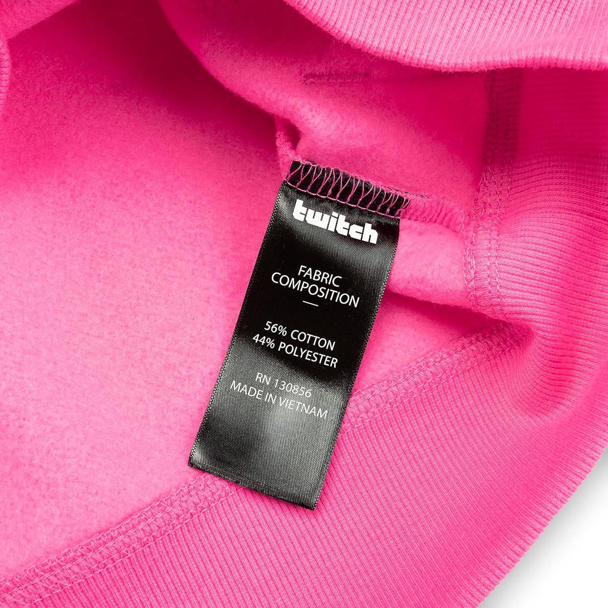 Twitch Hoodie Pink XL Unisex Pullover Hooded Sweatshirt Gamer Merch Official