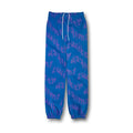 Jogger Sweatpants Unisex Blue Lightweight Cotton Blend Tracksuit Bottoms Twitch