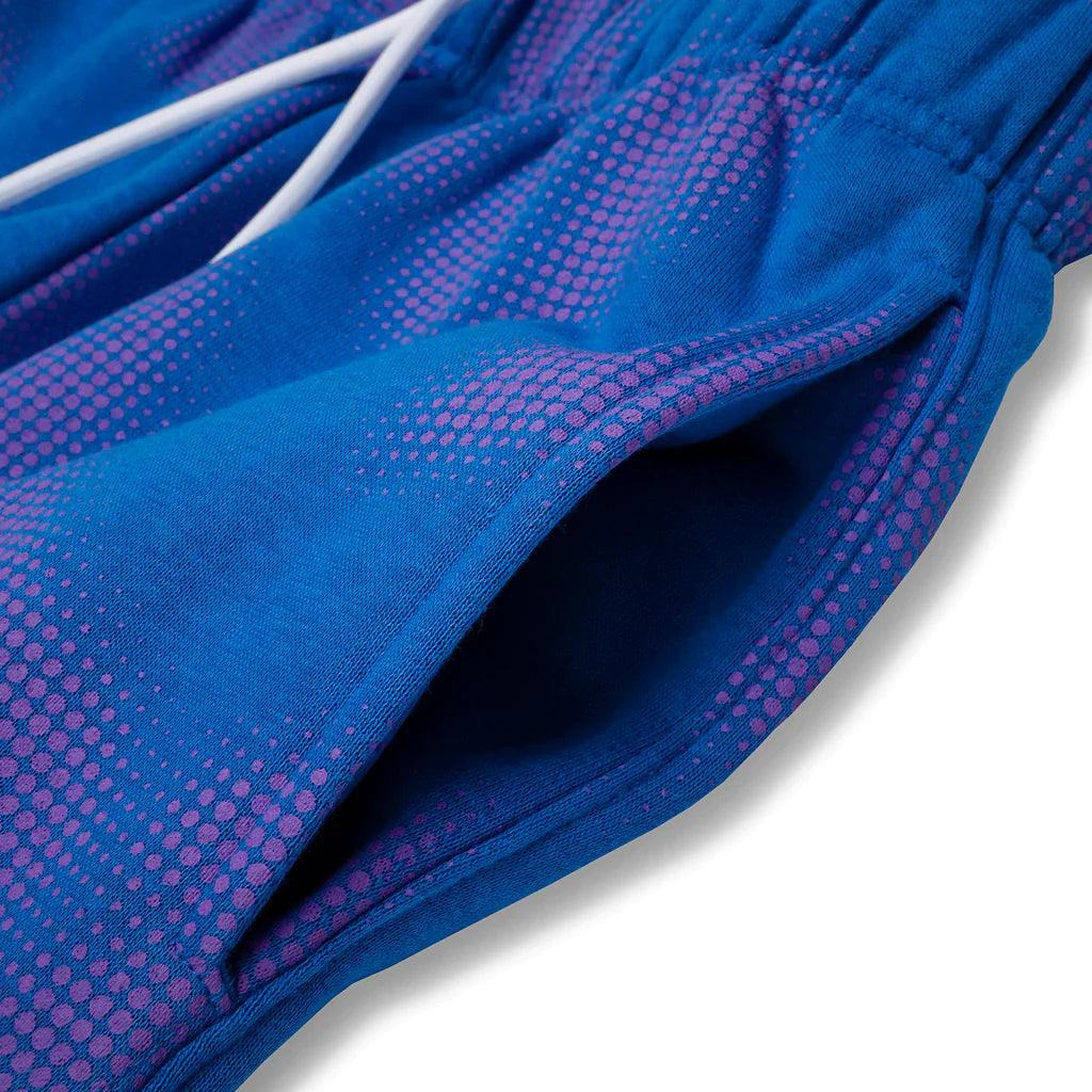 Jogger Sweatpants Unisex Blue Lightweight Cotton Blend Tracksuit Bottoms Twitch