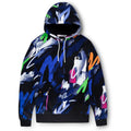 Hoodie Sweatshirt Multicolour Printed Size L 80% Cotton Unisex Twitch