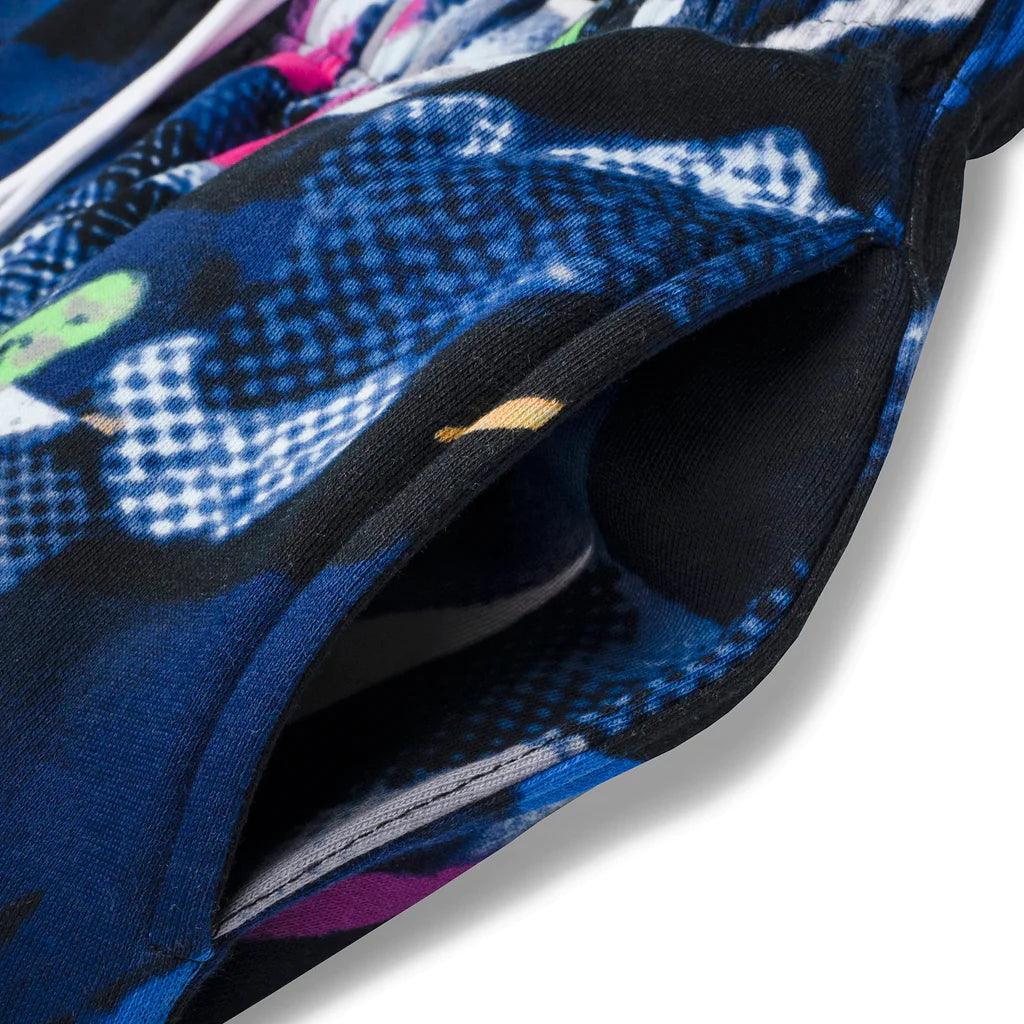 Jogger Sweatpants Printed Trousers Multicolour Black Size 2XL Twitch