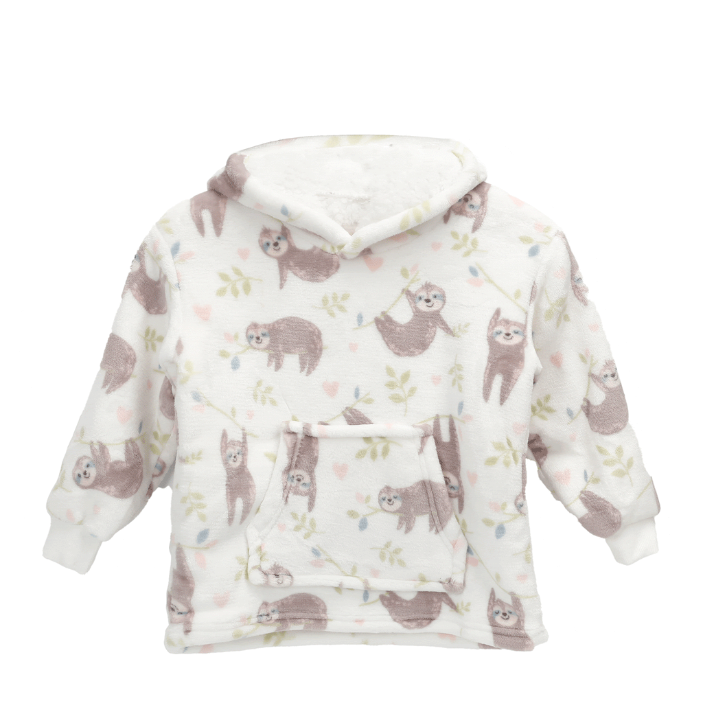 Daisy Dreamer Infant Hoodie Blanket 0-2 Years Unisex Safari Sloth Ultra Soft Super Soft Essential