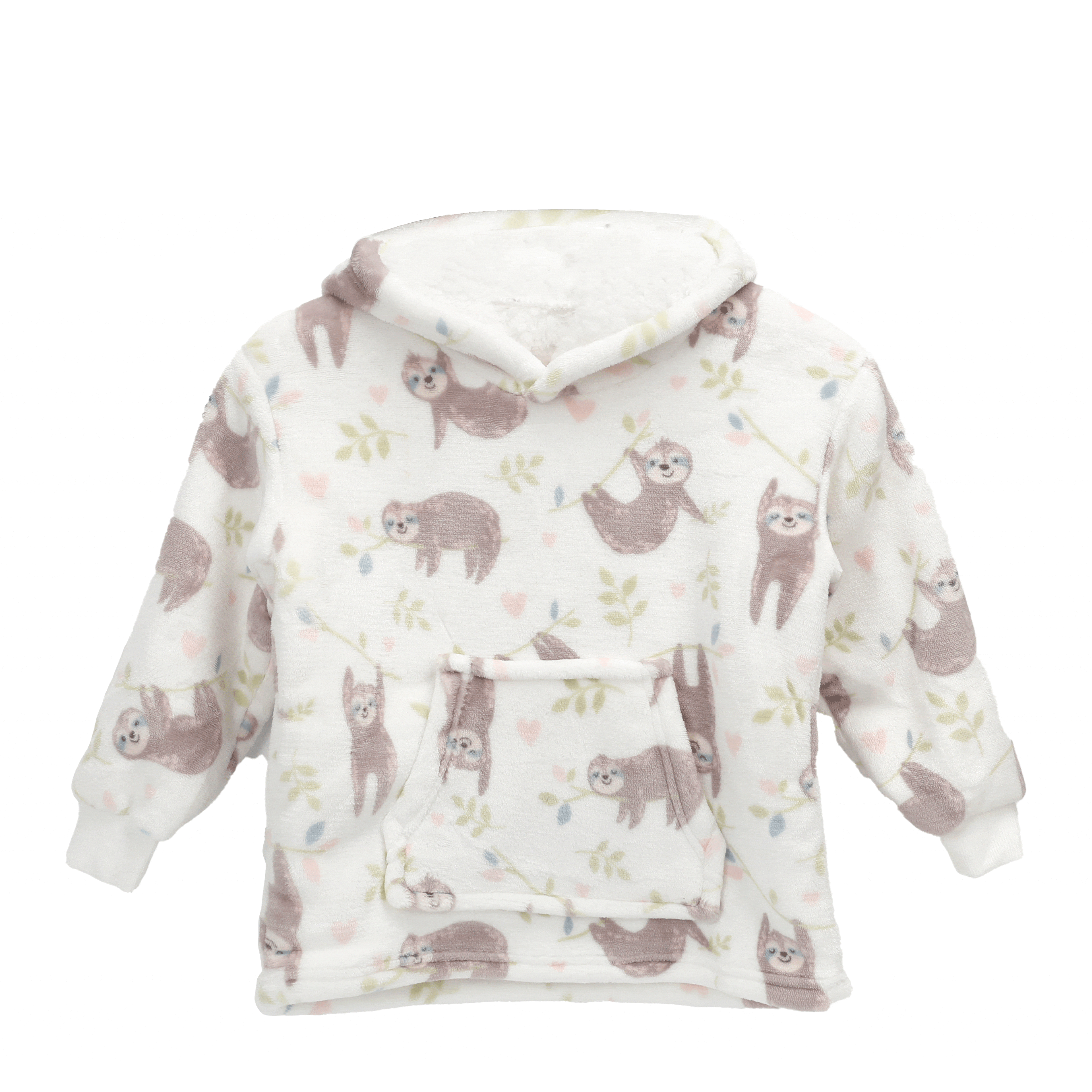 Daisy Dreamer Infant Hoodie Blanket 0-2 Years Unisex Safari Sloth Ultra Soft Super Soft Essential