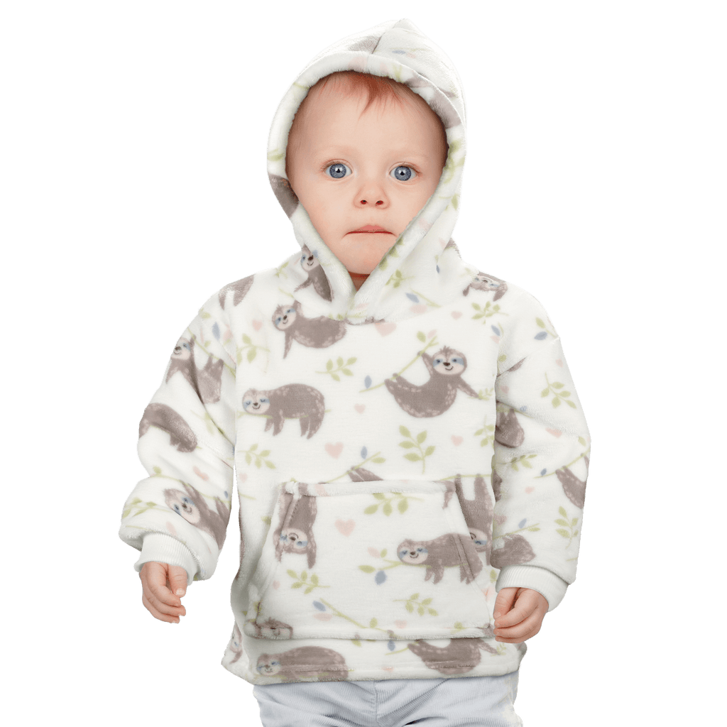 Daisy Dreamer Infant Hoodie Blanket 0-2 Years Unisex Safari Sloth Ultra Soft Super Soft Essential