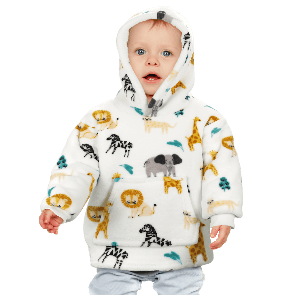 Daisy Dreamer Infant Hoodie Blanket 0-2 Years Unisex Safari Sloth Ultra Soft Super Soft Essential