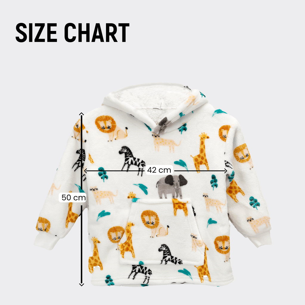 Daisy Dreamer Infant Hoodie Blanket 0-2 Years Unisex Safari Sloth Ultra Soft Super Soft Essential