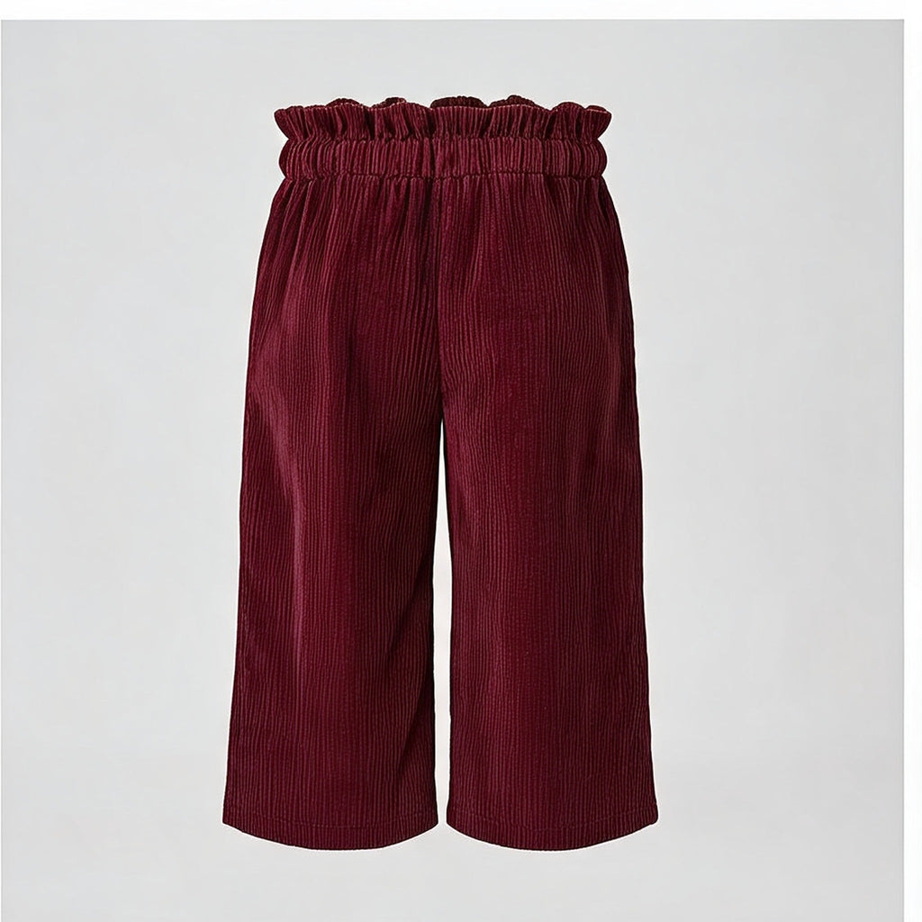 Robin Needlecord Trousers — Burgundy | PREORDER