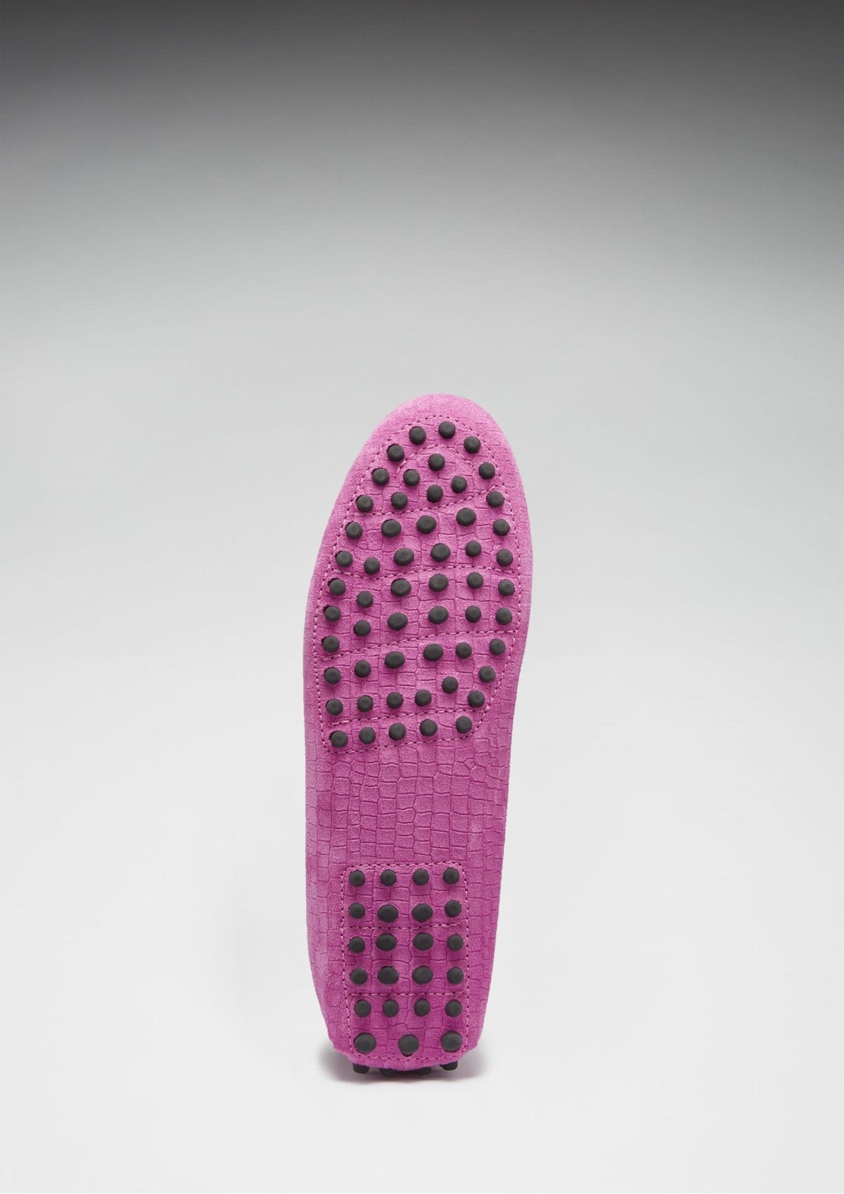 Women's Penny Driving Loafers, pink embossed suede