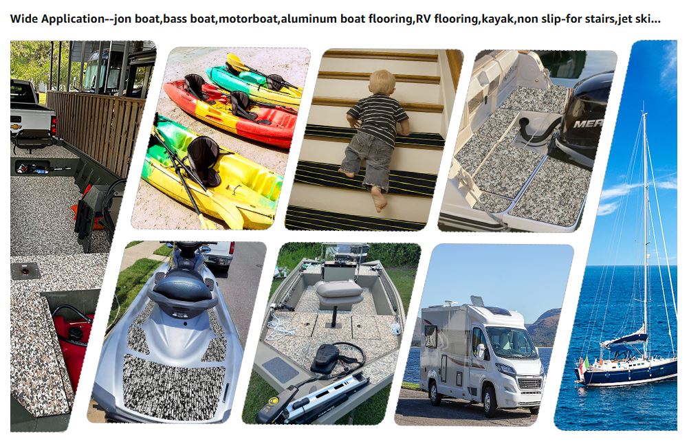 Boat Deck Flooring EVA Foam Non Slip Self Adhesive Camo Kayak Yacht 240x115CM